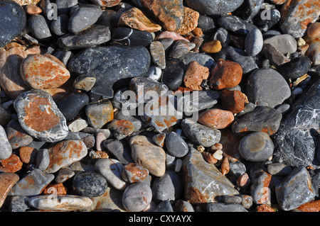 Pebbles on the beach Stock Photo
