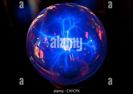 Plasma ball Stock Photo