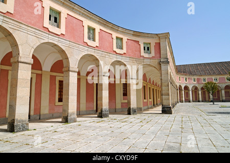 Arcades, Royal Palace of Riofrío, Navas de Riofrio, province of Segovia ...