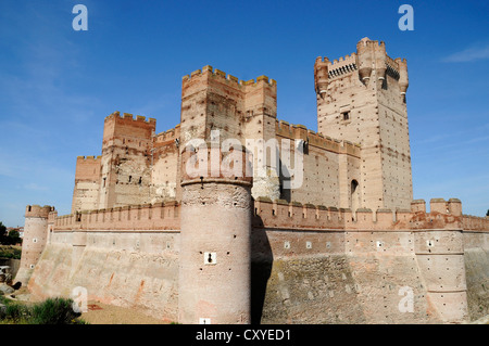 Castillo de la Mota, castle, Medina del Campo, Castile-Leon, Spain, Europe, PublicGround Stock Photo