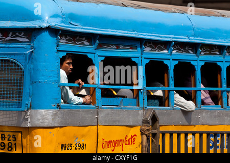 Bus in Kolkata, India Stock Photo