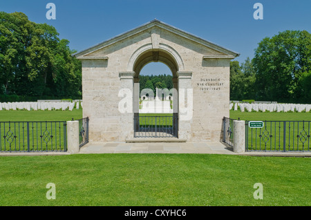 Durnbach War Cemetery, the final resting place for 2960 soldiers who died in WW2, Duernbach, Gmund am Tegernsee, Bavaria Stock Photo