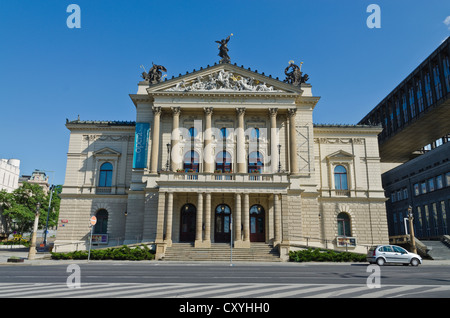 Státní Opera, Prague State Opera, at the upper part of Václavské nám&#283;stí, Wenceslas Square, Prague, Czech Republic Stock Photo