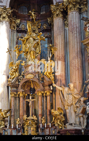 Altar of St. Nicholas Orthodox church, Mala Strana, Prague, Czech Republic, Europe