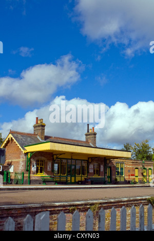 County School Railway Station in Norfolk Stock Photo