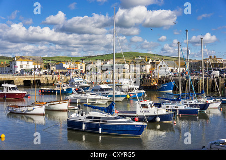 West Bay Harbor; Jurassic Coast, Dorset, England, Uk Stock Photo - Alamy