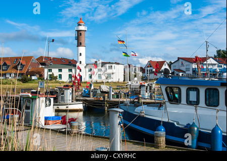 Harbour of Timmendorf on the Island of Poel, Mecklenburg-Western Pomerania Stock Photo