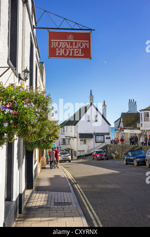 Royal Lion Hotel in Lyme Regis, Dorset, UK Stock Photo