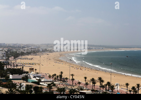 City beach of Agadir, Souss-Massa-Daraa, Morocco, Maghreb, North Africa, Africa Stock Photo