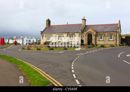 The Nook restaurant at road junction for the Giant's Causeway near Bushmills, County Antrim, Northern Ireland, UK Stock Photo