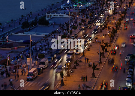Avenue Mohammed VI in Tangier-Assilah, Tangier-Tetouan, Morocco, North Africa, Maghreb, Africa Stock Photo