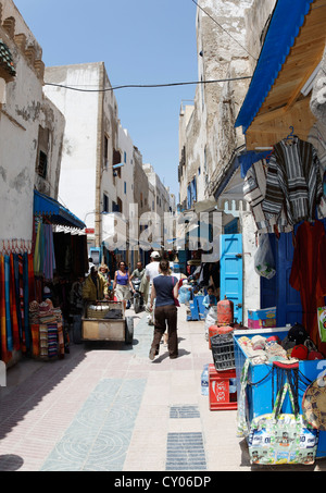 Market, souk in the medina, historic district of Essaouira, region of Marrakech-Tensift-Al Haouz, Morocco, Maghreb, Africa Stock Photo