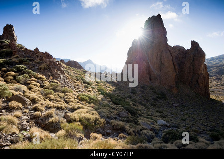Los Roques, Teide National Park, Tenerife, Canary Islands, Spain, Europe Stock Photo