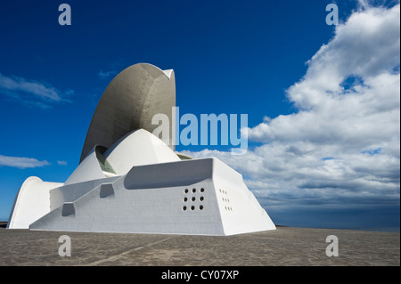 Auditorio de Tenerife, concert hall designed by Santiago Calatrava, Santa Cruz de Tenerife, Tenerife, Canary Islands, Spain Stock Photo