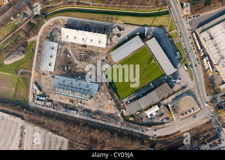 Aerial View, Stadium At Hafenstraße, Soccer Stadium Rot-Weiss Essen ...