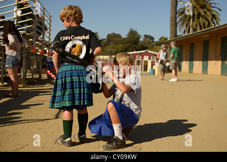 seaside highland games ventura california Stock Photo