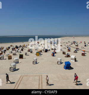 South beach on Borkum, Lower Saxony Wadden Sea National Park, East Frisia, Lower Saxony Stock Photo