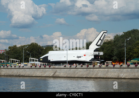 Buran, a Soviet winged orbital vehicle, Moscow, Russia Stock Photo