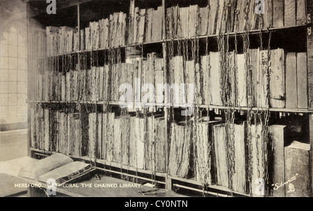 Chained Books Library The 17th century Chained Library in Hereford Cathedral is the largest ...