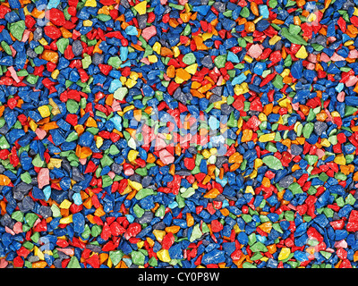 Small multicolored stones suitable as abstract background. Stock Photo