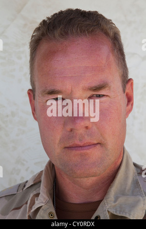 col. Ron Smits, commander dutch military, kunduz, Afghanistan Stock ...