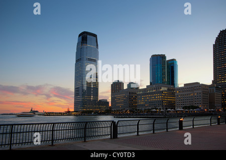 Goldman Sachs Tower in Exchange Place Jersey City, New Jersey, USA Stock Photo