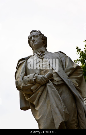 Statue of Wolfgang Goethe Tiergarten Berlin Germany Stock Photo