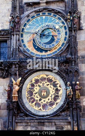 Astronomical clock Stock Photo