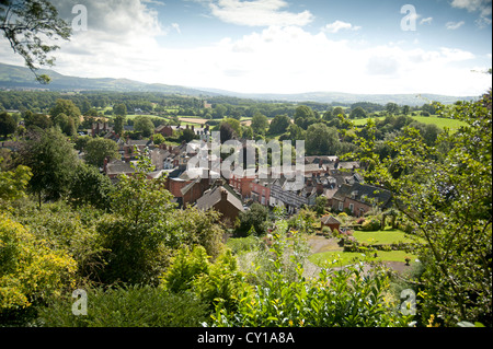 The Welsh village of Montgomery in Pows, Mid Wales. UK.  SCO 8696 Stock Photo