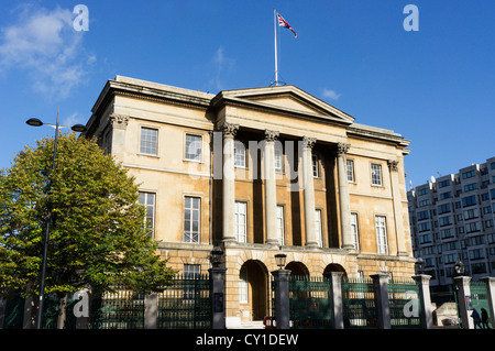 Apsley House at Hyde Park Corner in Central London, known as No 1 London. Stock Photo