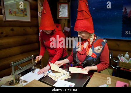 Santa claus office in North Finland Stock Photo