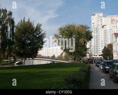 Modern architecture Minsk Belarus Eastern Europe Stock Photo