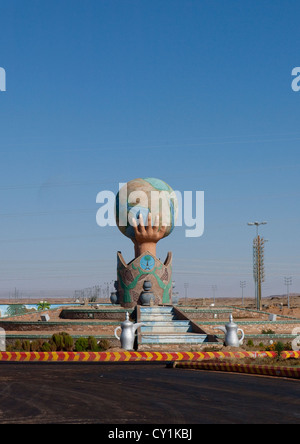 Roundabout In Saudi Arabia Stock Photo