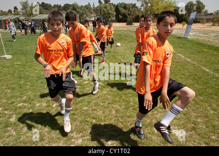 afghans football field player sport children game Stock Photo