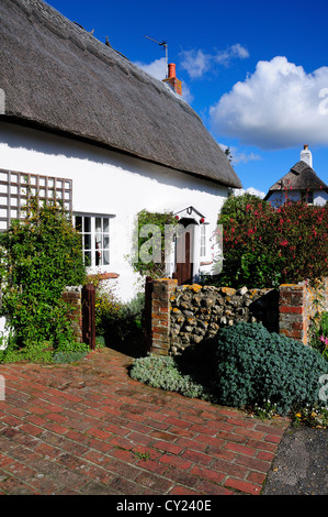 One of the oldest thatched cottages in the village of West Wittering, (Rookwood Road, near Chichester, West Sussex, England Stock Photo