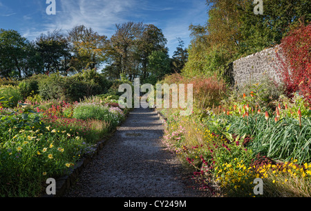 Dunvegan Castle Walled Garden Stock Photo