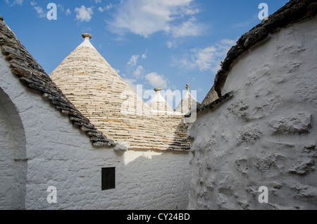 Traditional Trulli houses in Alberobello, Italy Stock Photo