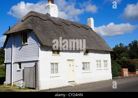 One of the oldest  cottages in the village of West Wittering, Rookwood Road, near Chichester, West Sussex, England Stock Photo
