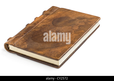 precious book with a noble leather cover Stock Photo