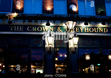 The Crown and Greyhound pub, Dulwich Village, London, UK Stock Photo