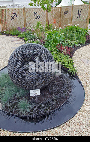 Medal winning show garden by Pershore College at the RHS Malvern Show, Worcestershire, England, UK Stock Photo