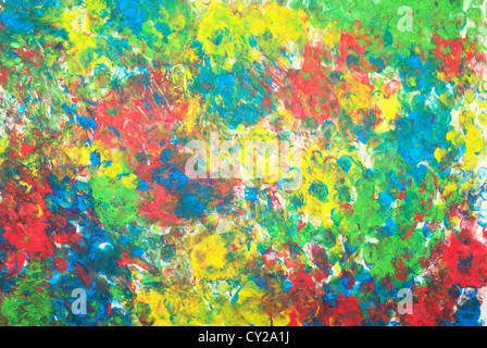 Colorful abstract background of ink painting Stock Photo