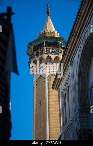 Hamouda Pacha Mosque, Tunis Medina, Tunis, Tunisia Stock Photo