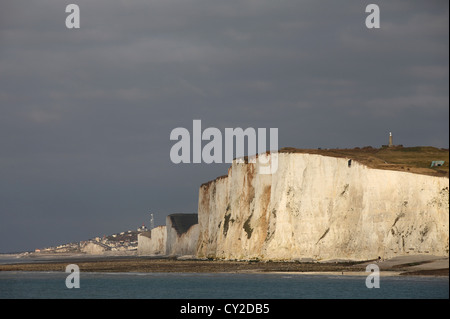 Cliffs near Mers-les-Bains, Picardy, France Stock Photo