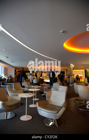 Skyteam Executive Lounge on Terminal Four in Heathrow - London UK Stock Photo