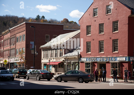 Downtown Montpelier, Vermont, USA Stock Photo