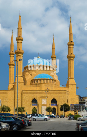 Mohammad Al-Amin Mosque, Marfaa, Beirut, Lebanon, Middle East Stock Photo