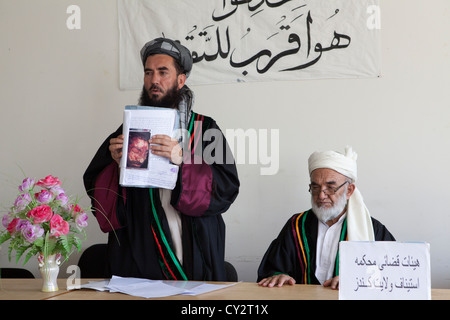 court case in Kunduz Afghanistan Stock Photo