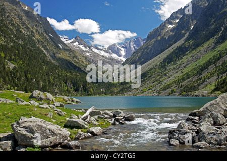 Lac de Gaube Stock Photo