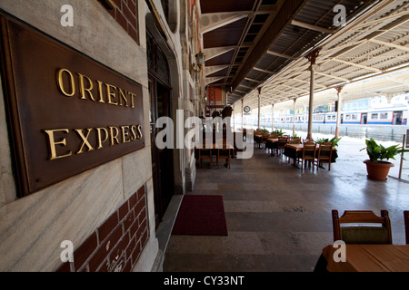 orient express train station, istanbul Stock Photo